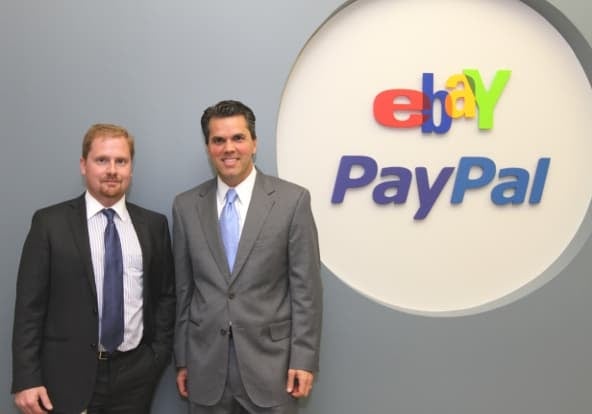 Texas State Representative Mark Strama visits the eBay facility in Austin